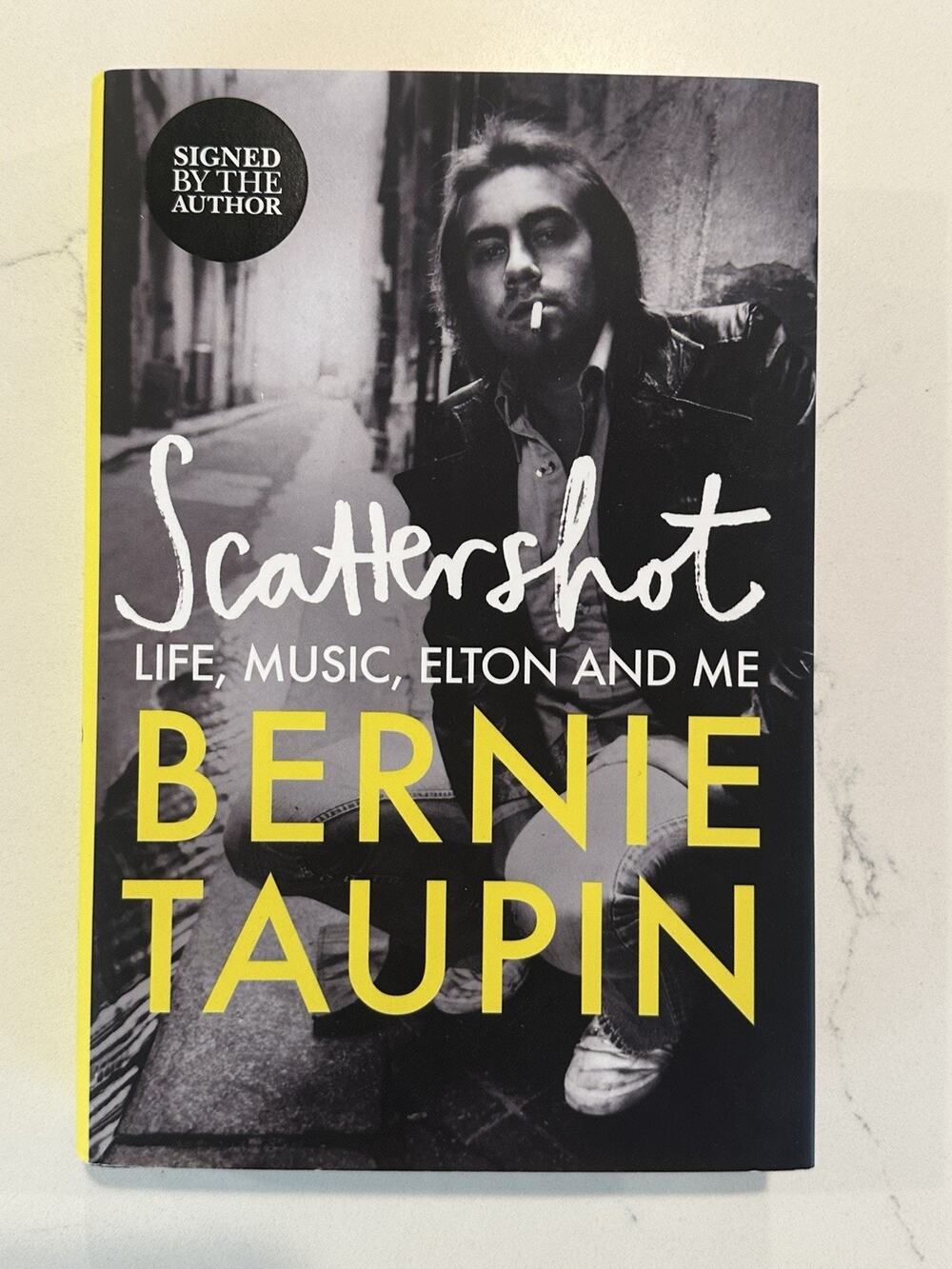 Bernie Taupin Signed/Autographed Scattershot Book UK Edition Elton John #1